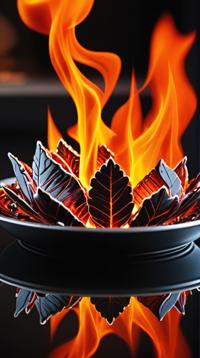 Abstract, Cool Canadian ate, with Vibrant details, Cozy