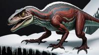 Velociraptor, stylized by Kate Beaton , octane render, Gruesome Halibut