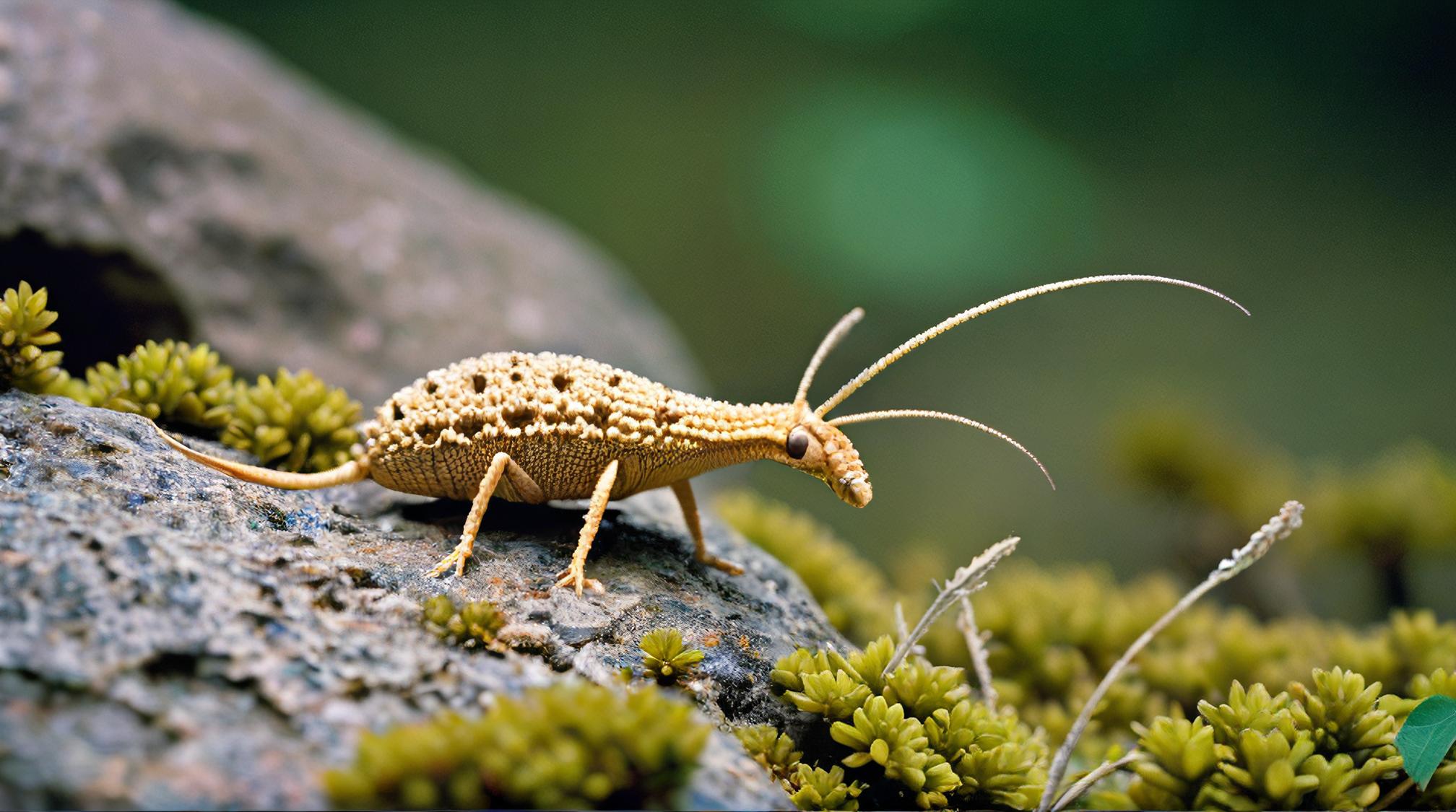 photograph, vegetation, Playful Antlion imagined as a Rock pokemon, by Jeffrey T Larson