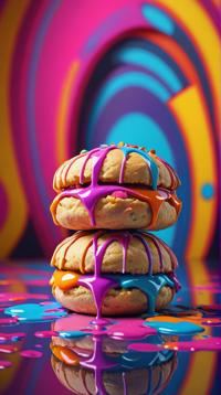 behance, Extreme Psychedelic Scone, CineColor, raytraced reflections