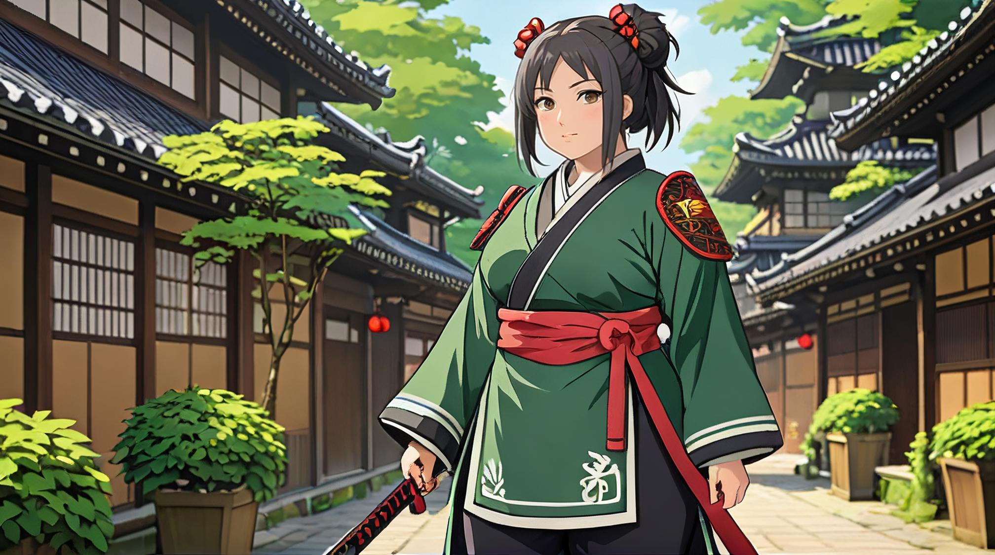 masterpiece , best quality , anime style, d
