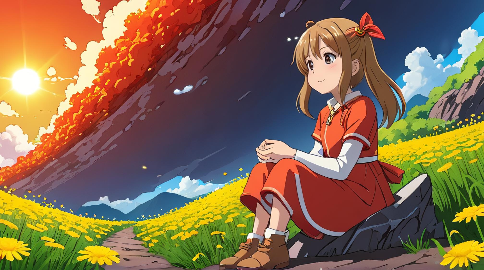 masterpiece , best quality , anime style, d