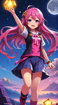 masterpiece , best quality , anime style, d
