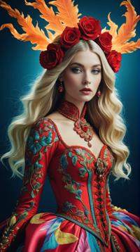 art by Bella Kotak, Fashion photography of a Vibrant supermodel, wearing fashion outfit, Smoky Conditions