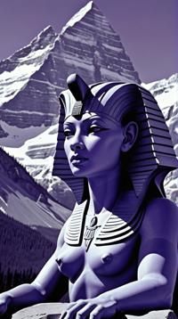 by Jody Bergsma, Frank McCarthy and Terese Nielsen, close up of a Sphinx , it is in a Fairy Tale setting