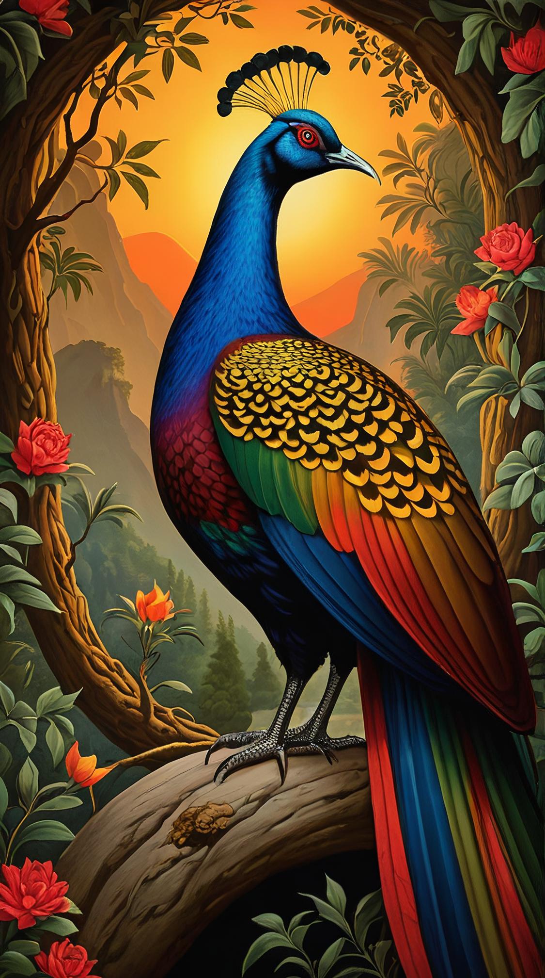 Himalayan Monal of Insanity, Asymmetrical, kinetic art, short lighting