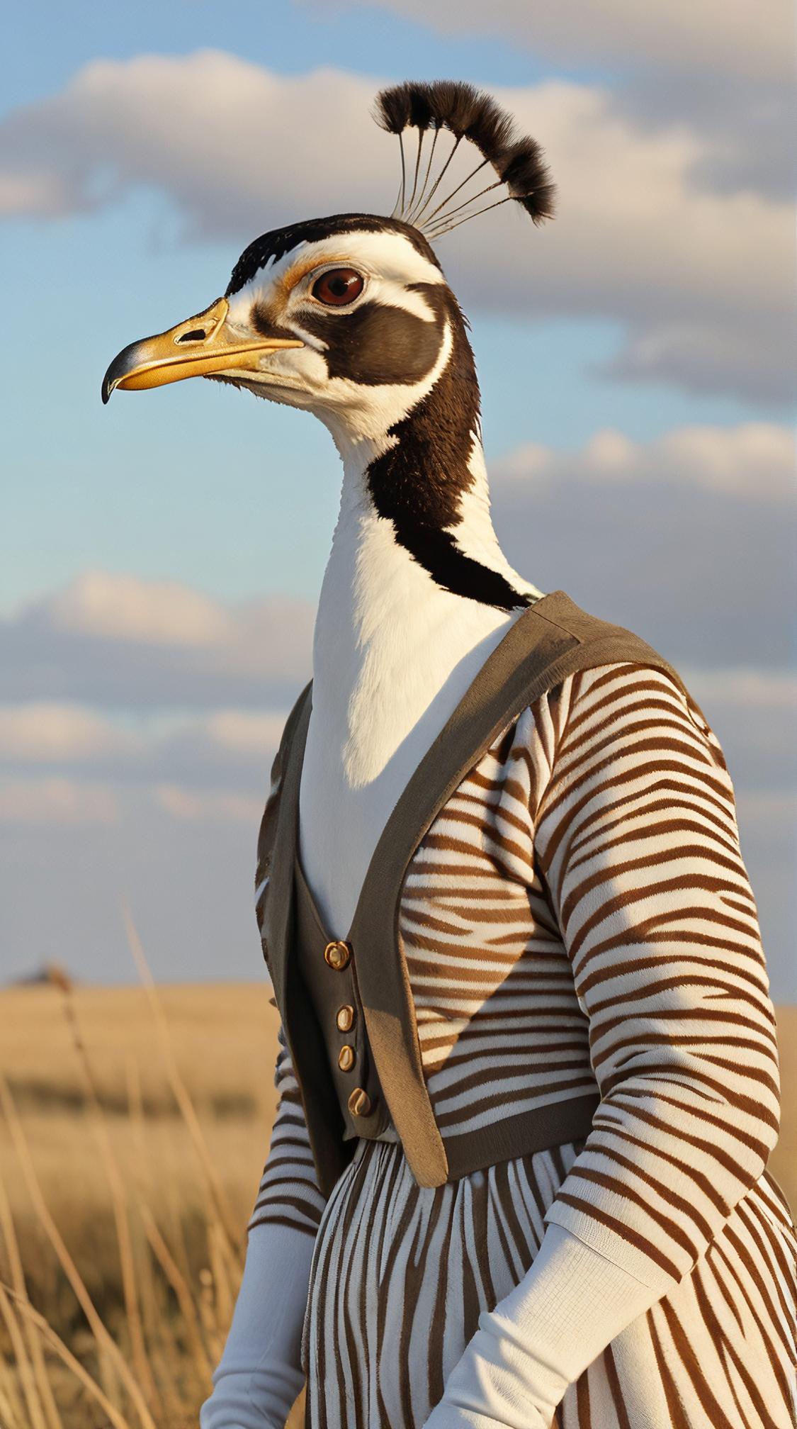 fairy tale, Contemporary Little Bustard , Mysterious, in a Ancient setting