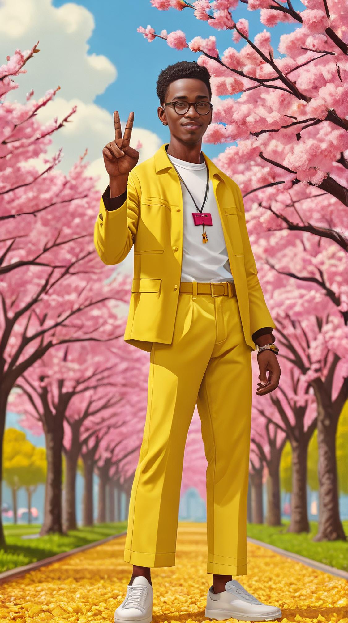art by Toby Fox and Chiharu Shiota , dystopian style, Chinedu , the Guy is Frail