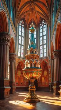 award winning, Stunning Museum , inside a St Basil s Cathedral, soft focus