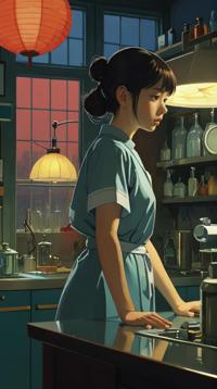 Sister, Smart, stylized by Ed Blinkey, Atey Ghailan
