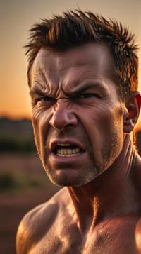 Raw digital photo, d m, he is feeling very angry, anger vein