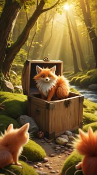 Furry The Box of Chaos , nature, in focus, Magic Realism
