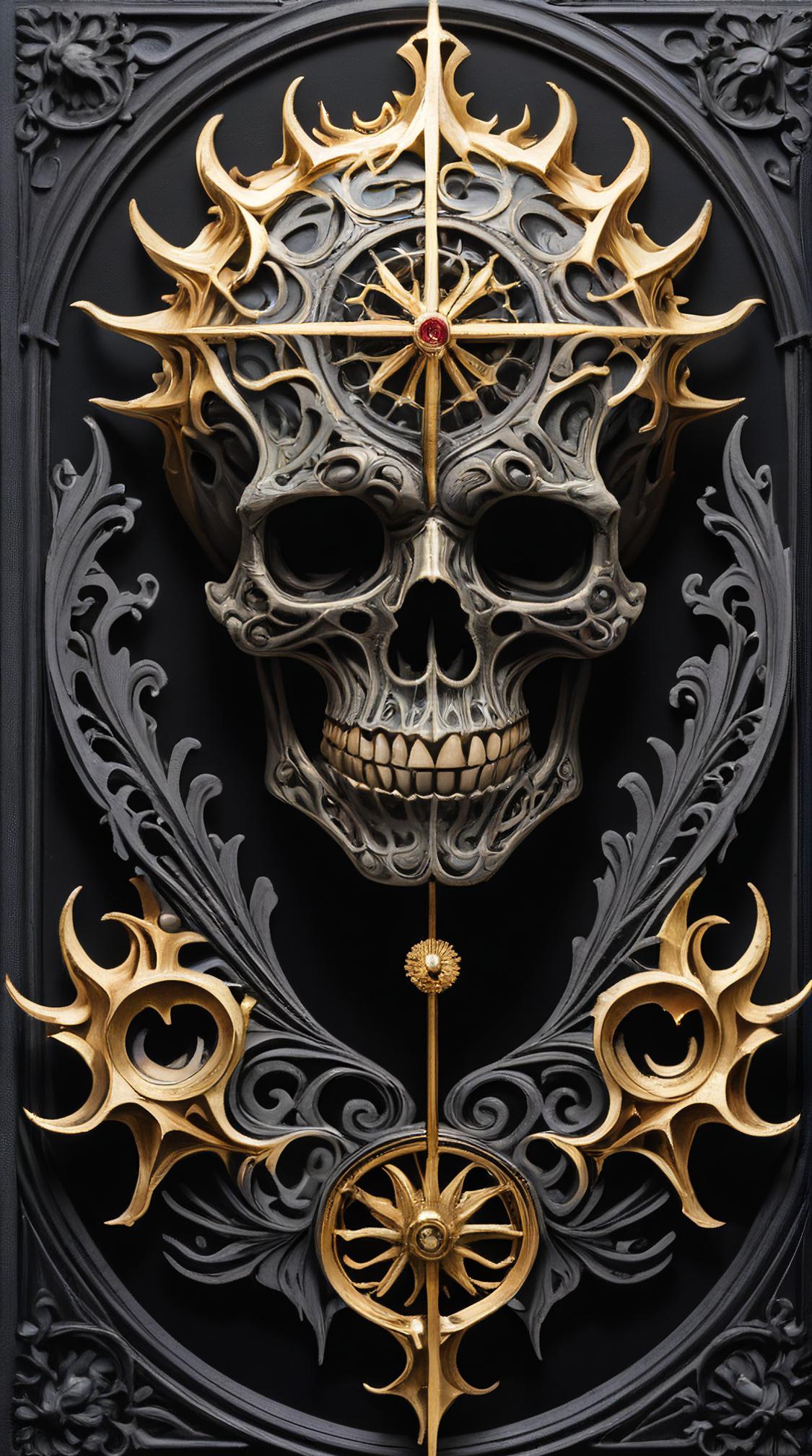 On pale black paper, Snug The Virus of Wealth , designed by Jeff Simpson, Regret