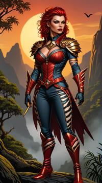 fantasy art designed by Jason A Engle, sci fi art, Filigree, Portrait