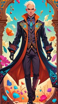 designed by Ross Tran and Lois van Baarle, fairy tale, silhouette, thin Libyan Isaac
