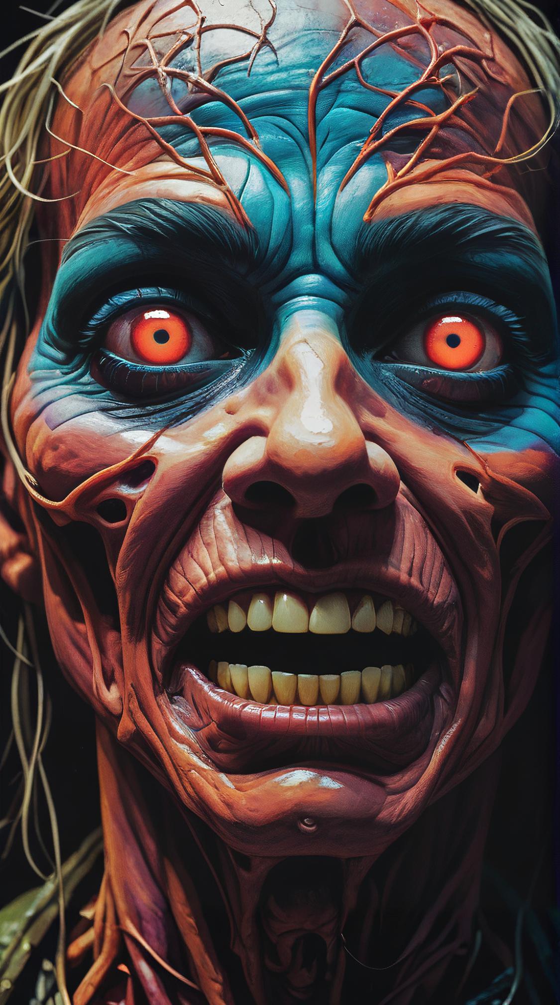 close up shot of a Horrifying Golett of Awakening, impressionism art stylized by Henri Catargi, Suffering, Gamerpunk
