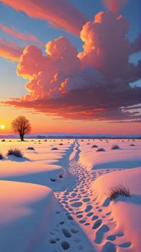 digital art by Alena Aenami John William Waterhouse , vibrant art, Footprints on the threshold of change, a testament to the courage to step into the unknown and embrace transformation