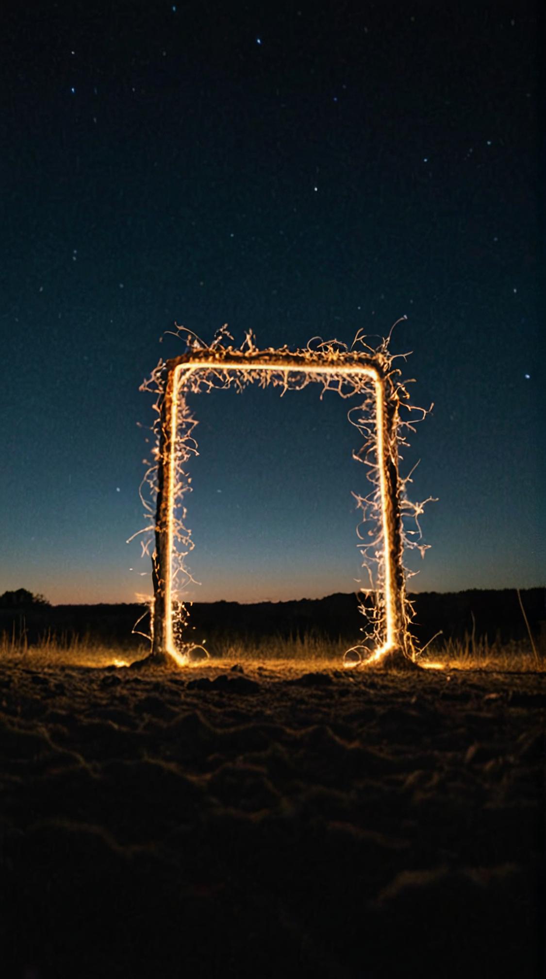 photograph, landscape of a Quantum Gateway, it is Messy, Ultrarealistic