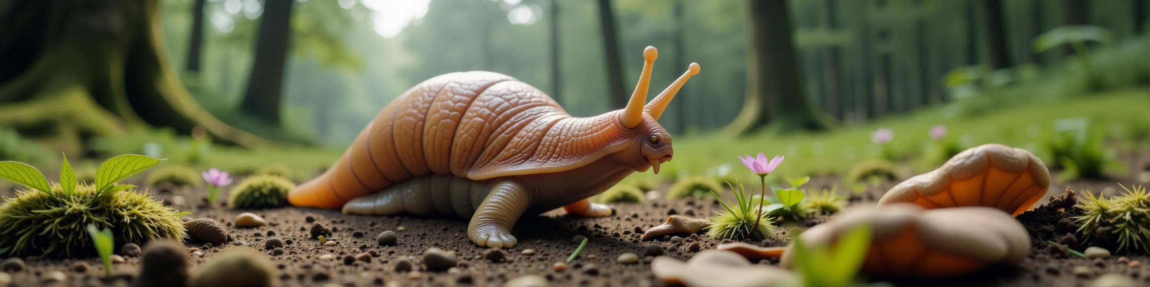 by Steve Hillier , photograph, fairy tale, low angle shot of a Slug