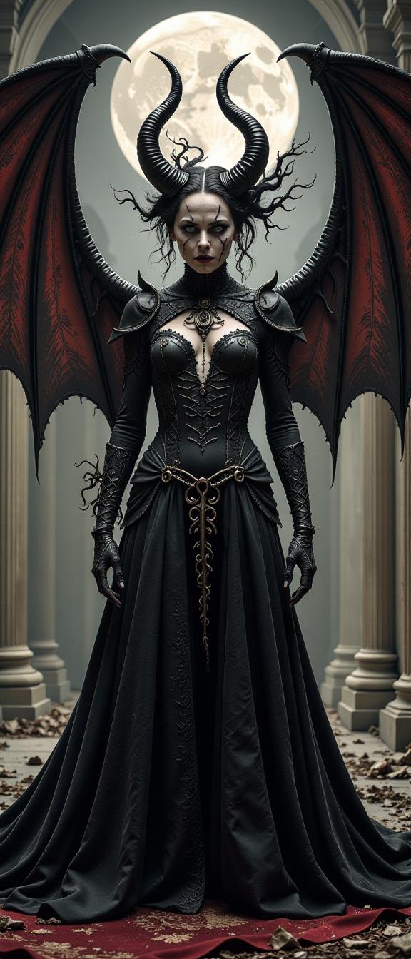 Dark, twisted, macabre, ornate