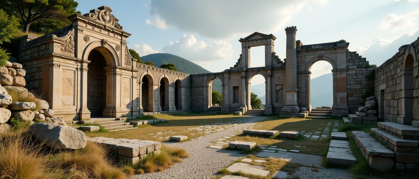 Ancient ruins abandoned