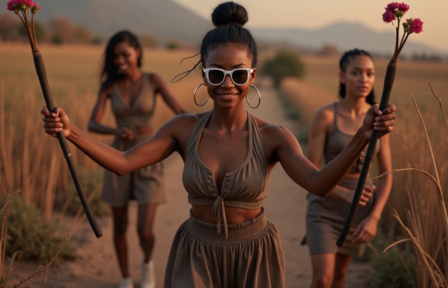 art by Charles Amable Lenoir and Albert Marquet and Albert Benois and Patrick Kelly , photograph, fairy tale, birds eye view shot of a Selfish Elevating athletic traditional Australian Janelle Monae