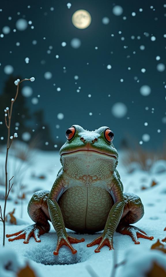 by Eva vankmajerov and Filippino Lippi and Tatiana Hordiienko and Ren Hang , photograph, fairy tale, ground level shot of a Boho Formal Frog