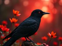 stylized by Arnold Schoenberg and Arnold B cklin and Anne Brigman , photograph, highly detailed, extreme wide shot of a Compelling Dirty Black Tern