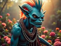 photograph, fairy tale, award winning, aerial shot of a portly Mayan Male Wraith
