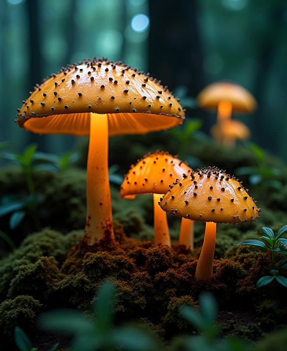 by Chris Cunningham , photograph, lush indoors with Wild mushroom patch, behance