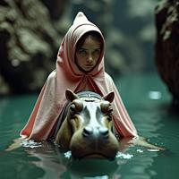 stylized by Constantin Joffe and Gareth Pugh , photograph, intricate details, view of a small Czech Family