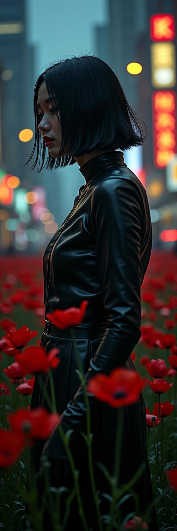 stylized by Aristide Maillol , photograph, concept art, upper body shot of a The Icon of Darkness