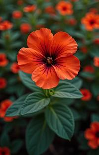 photograph, masterpiece, angle from above of a Stupid Terrible Shinto Geranium , it has ornate details