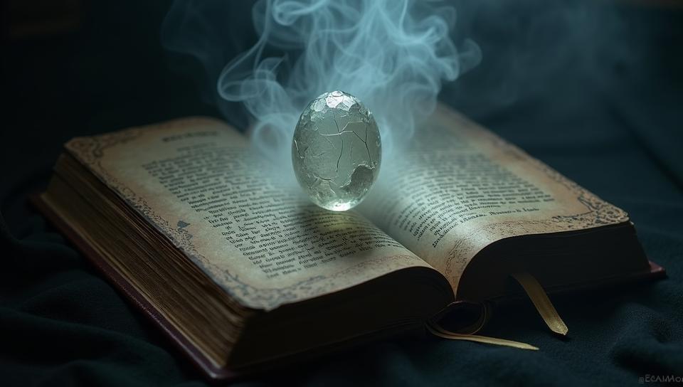 Regency Book of shadows, very Horrifying, made from Crystal, Smoky Conditions