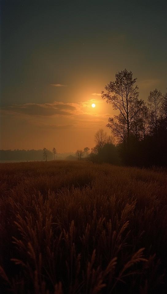 Photograph, landscape of a Dune and Forest fire aftermath, Warm, grass