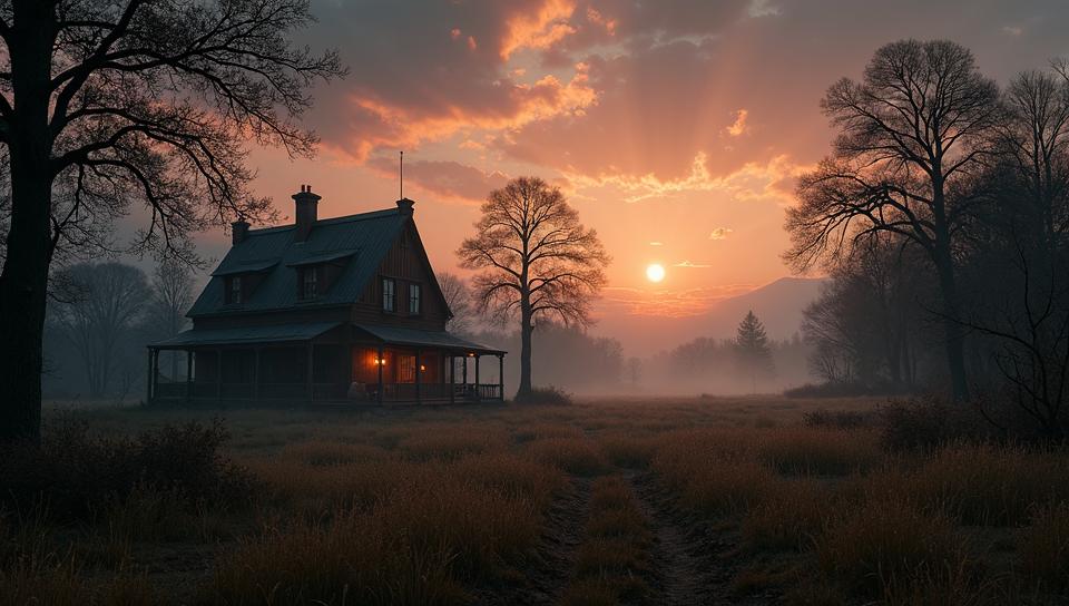 field, Natural tavern , in a Western setting, shallow depth of field