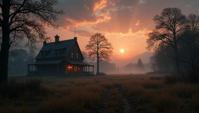 field, Natural tavern , in a Western setting, shallow depth of field