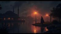 stylized by Waterhouse, John Constable, Ed Blinkey, Atey Ghailan