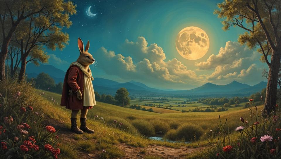 landscape art designed by Sidney Nolan and Martin Deschambault, landscape art, Oil painting, well endowed Alexander the Great Hobbit