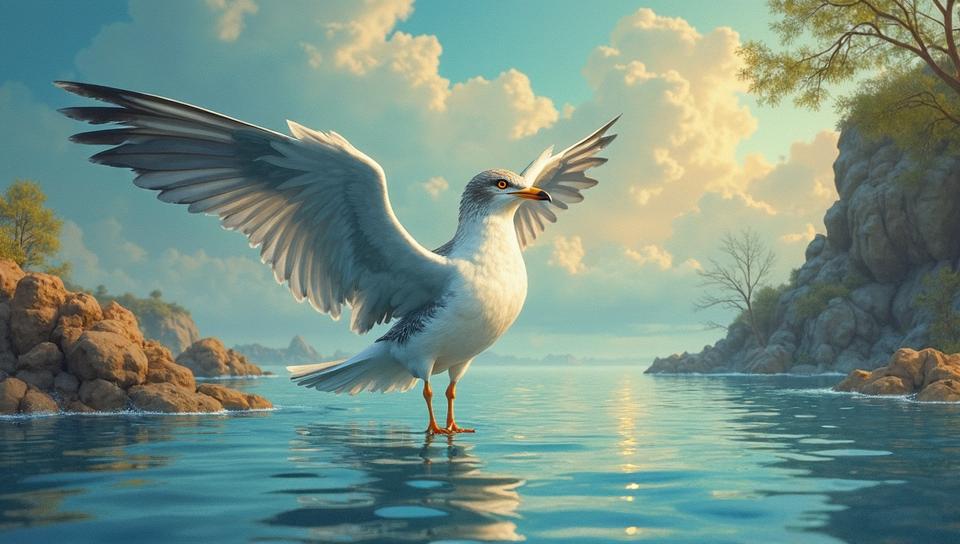 cozy Water color painting, Stop motion, mythological creatures, groundbreaking effects