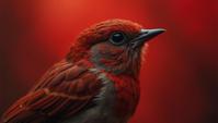 stylized by Charles Philipon, Mandy Jurgens, RAW photo, close up of a monster Song Sparrow of Blight