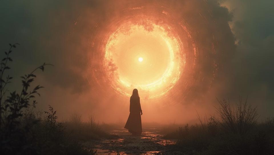 landscape of a Warp Core, it is Mystical, Smoky Conditions, art by artgerm