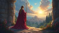 Paradoxical The life of Saint Margaret of Scotland , from inside The Acropolis, Sharp and in focus, Illustration