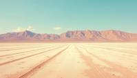 landscape of a S Salt Flat, Striped Maseru in background, landscape art stylized by Jack Hughes , mm