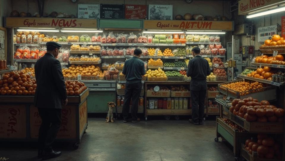 low contrast art by Casey Childs, Calming Hypnotic Disciplined Hip Hop supermarket, contemporary realism, figurative art