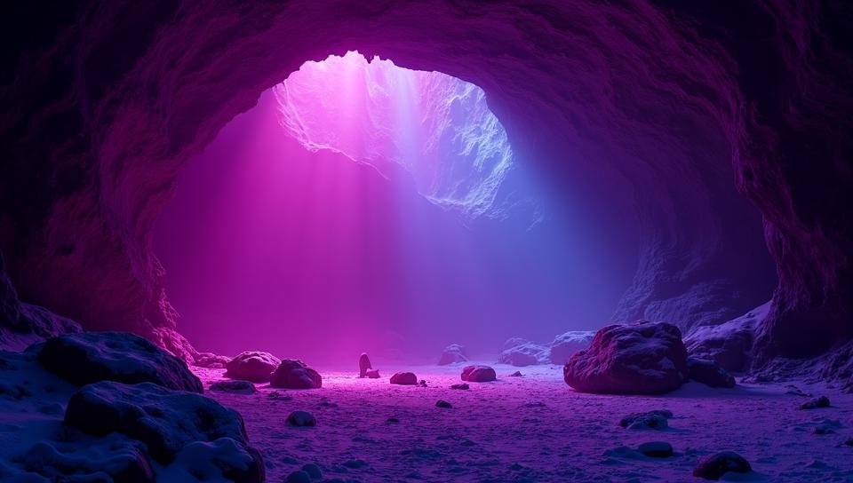 stylized by Mike Campau, Antonio Mora, Painting, landscape of a Cave