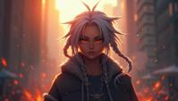 League of Legends Splash Art, sunbeam, trending on artstation, Paint splotches