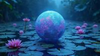Dwarf Planet Ceres , Tailor suited and Drop dead gorgeous, it is made from Pond water lilies, Hazy conditions