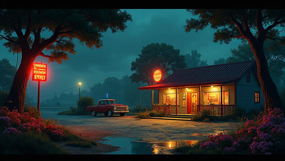studio Game art, vibrant Trompe Loeil, professional Concept art of a Letterism, behance
