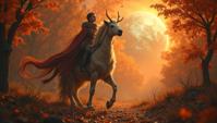 symbolism art by Tomek Setowski , Great Historical Inuit Planet Venus, anthropomorphic, autumn background